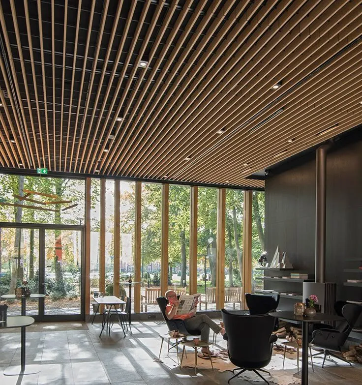 Linear Wood Ceiling