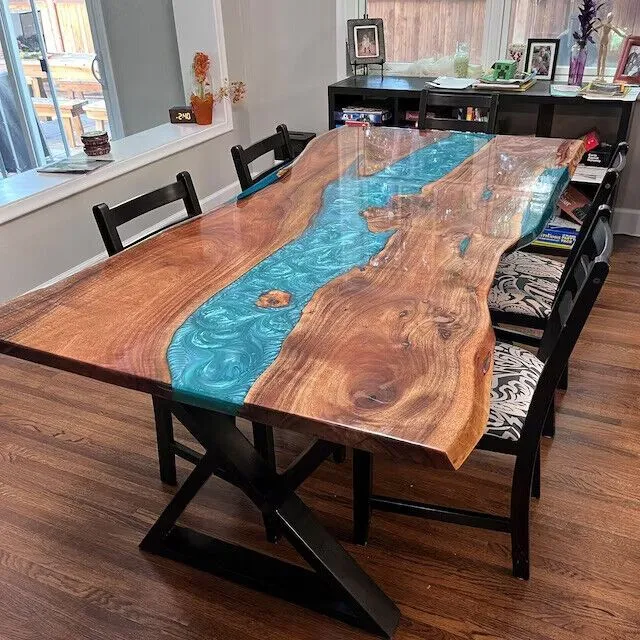 Epoxy Resin River Table