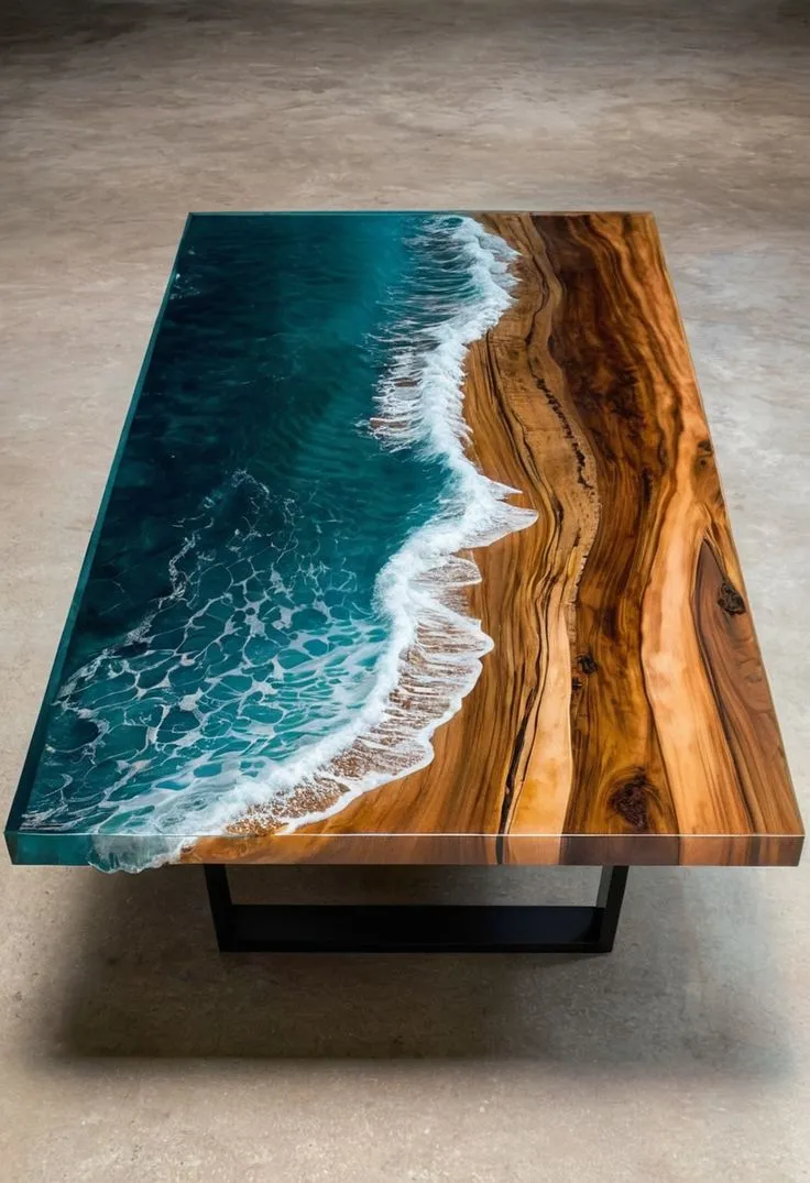 Ocean Resin Table